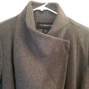 Liz Claiborne Charcoal Overcoat